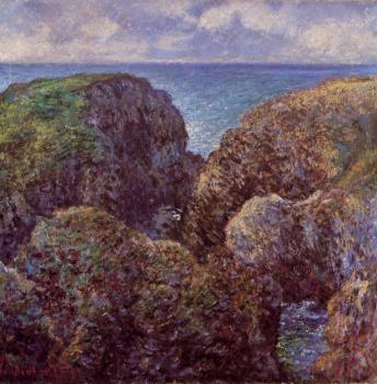 Claude Oscar Monet : Group of Rocks at Port-Goulphar